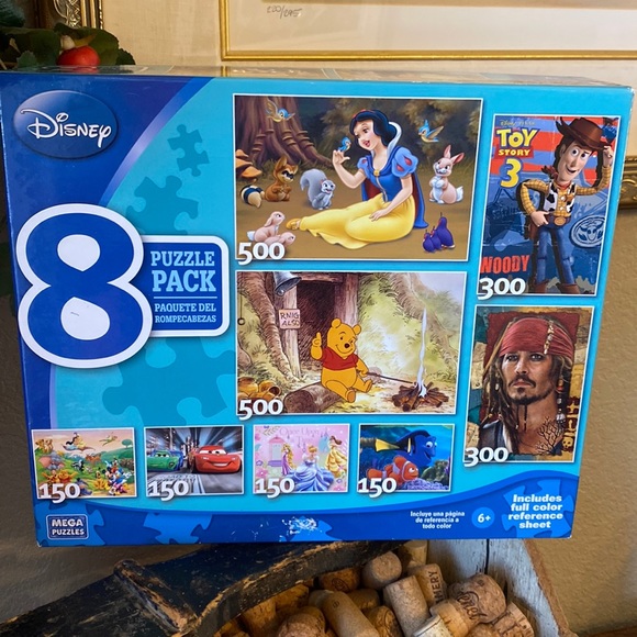 Disney Games Disney 8 Puzzle Pack Poshmark